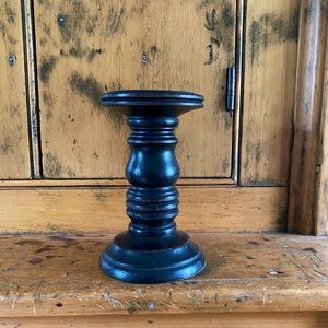 COPY - COPY - Pier 1 Turned Wood Pillar Candle Holder